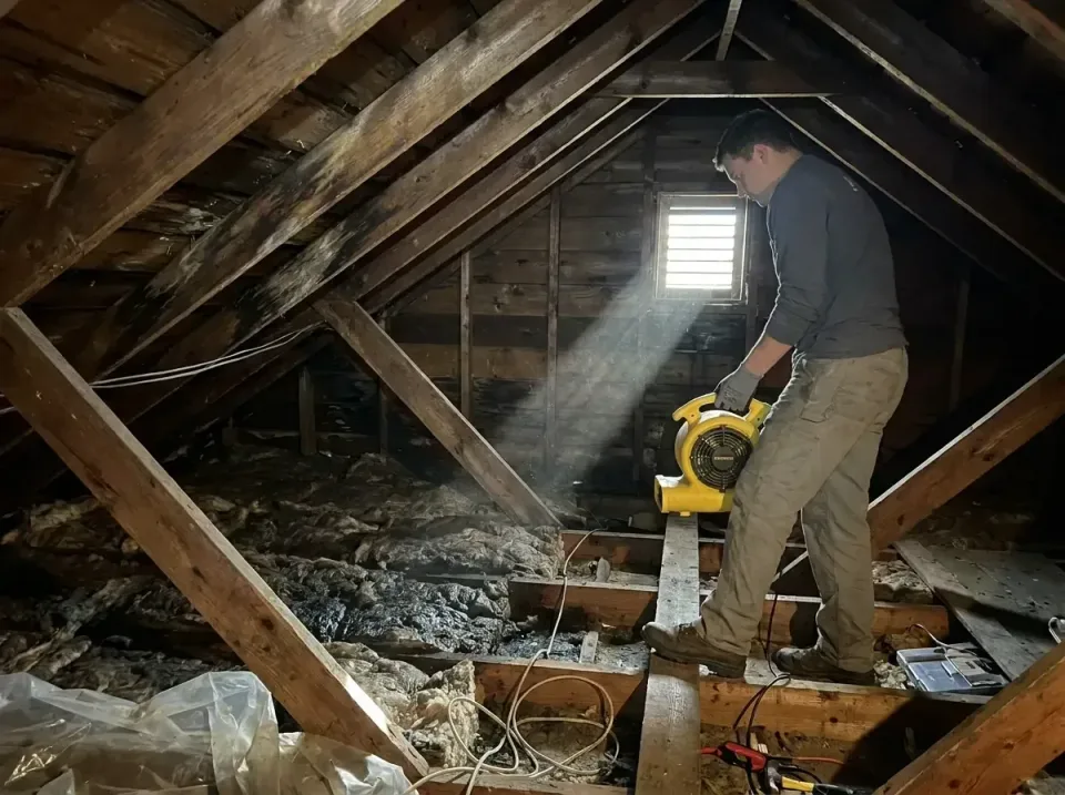 attic-water-damage-drying-proc-007 — frequently asked questions, Emergency Water Extraction & 24/7 Flood Response in Lantana…
